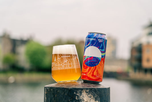 Moonwake x Yeastie Boys beer NZ IPA on the shore