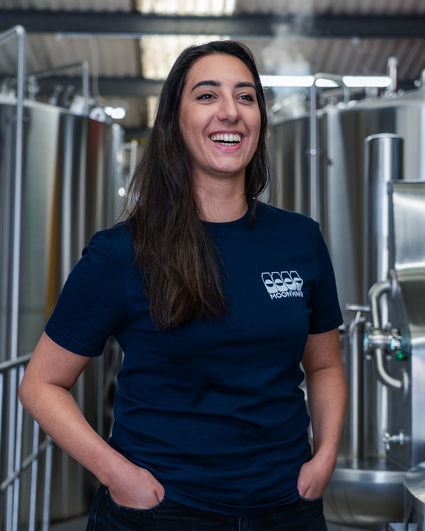 UNISEX LEITH HELLES T-SHIRT (NAVY)