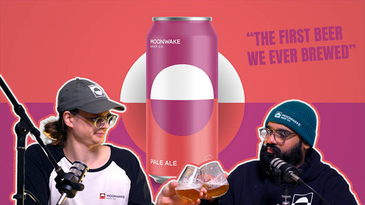 Drinking Pale Ale with Moonwake