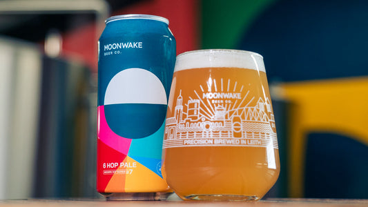 6 Hop Pale in Moonwake Leith Glass | Brewed in Edinburgh