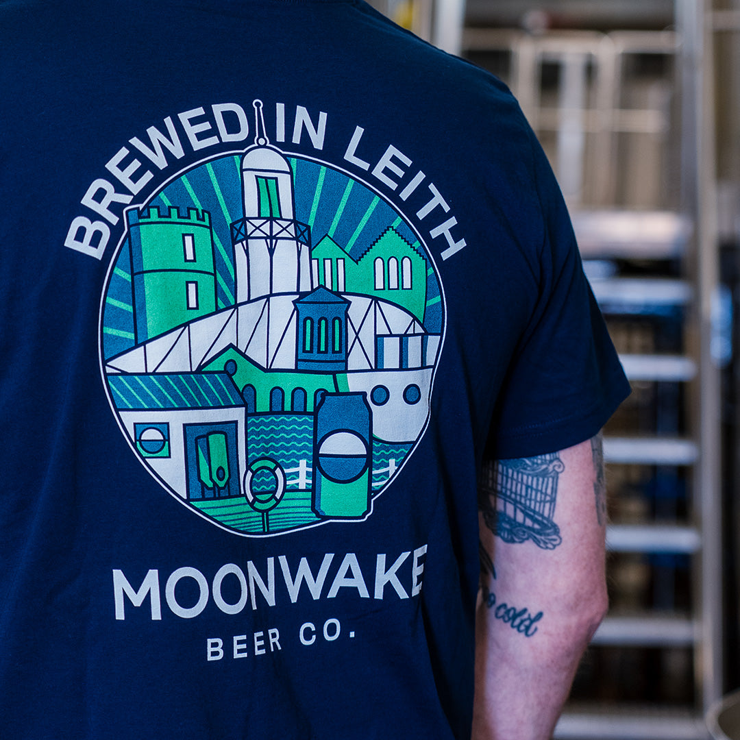 UNISEX LEITH HELLES T-SHIRT (NAVY)